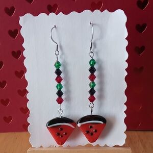 Watermelon Earrings
